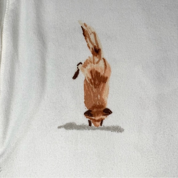 Gilly Hicks Dreamworthy Soft Jumpsuit Christmas Foxes White size Small - Picture 14 of 15